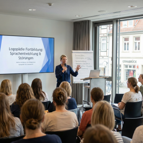 Fortbildung gebe über logopädie.